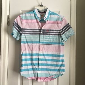 Penguin Heritage Slim Fit Short Sleeve Button Down